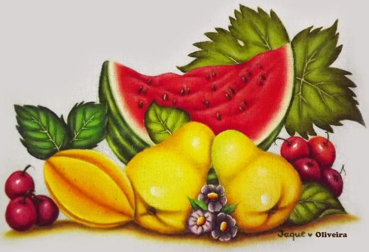 Pintura em tecido. | Frutas/Legumes e Verduras 2 | Pinterest