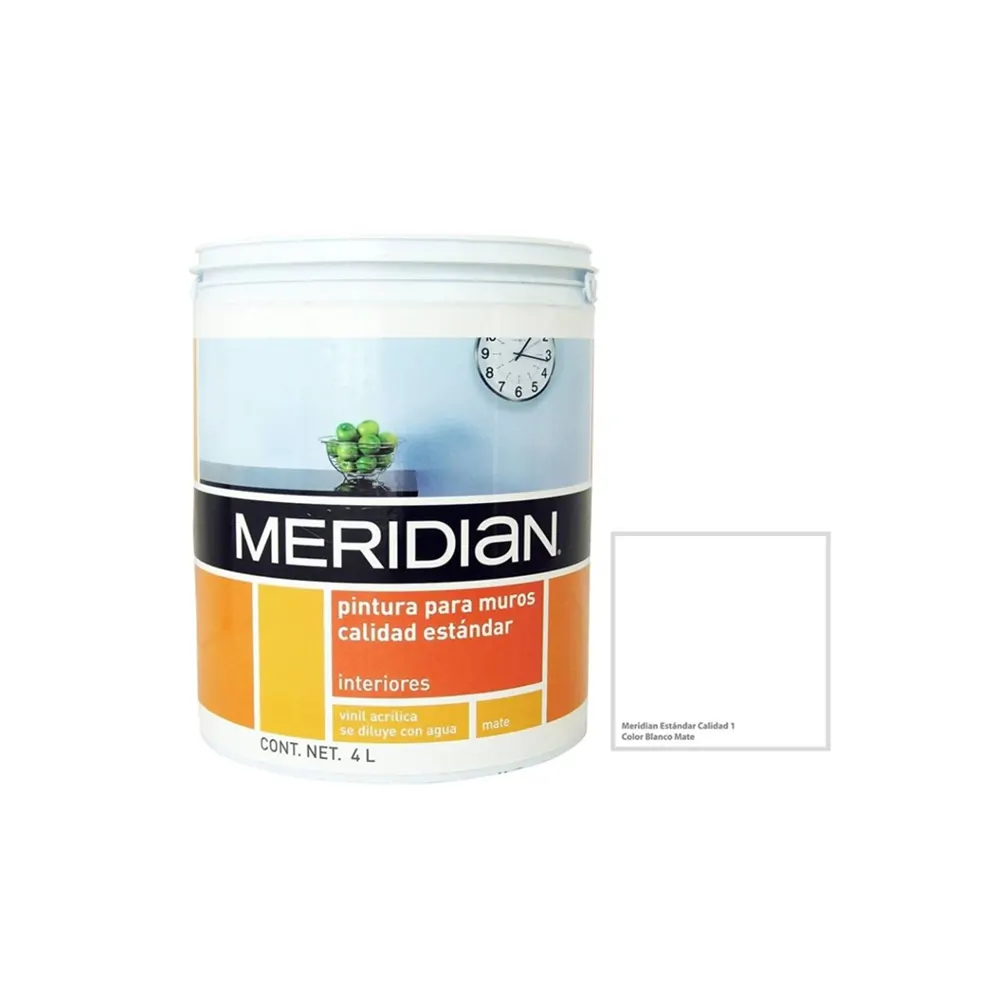 Pintura estándar Base 1 de 4L Meridian - TAMEX