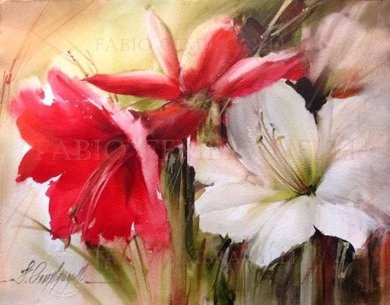 Pintura de Flores: Fábio Cembranelli