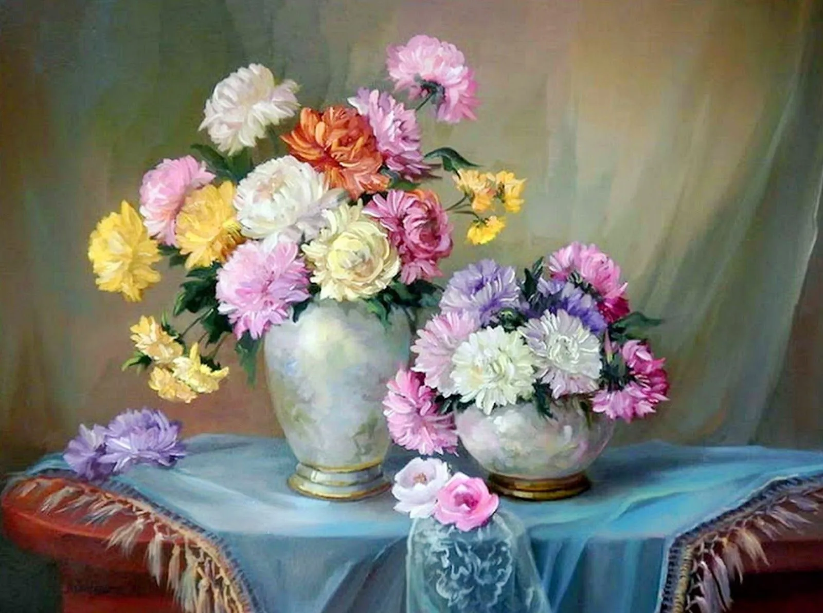 Pintura y Fotografía Artística : Flores al Óleo, Anca Bulgaru