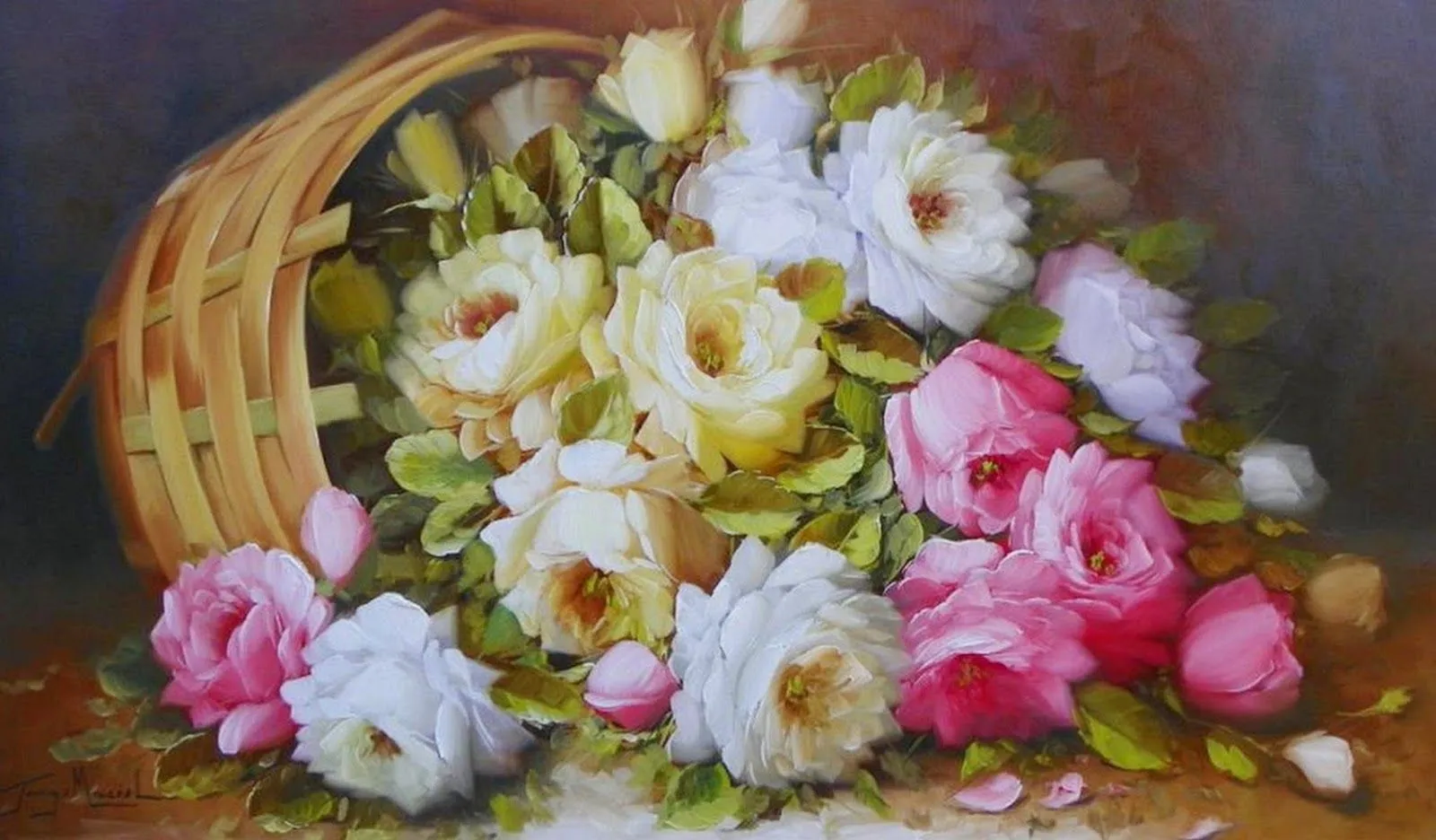 Pintura y Fotografía Artística : Fotos de Cuadros de Flores al ...