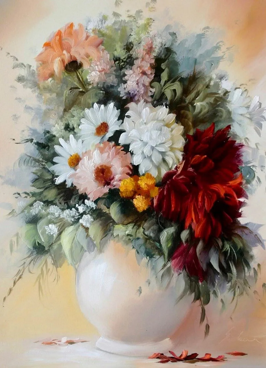 Pintura y Fotografía Artística : Pintor de Flores, Széchenyi Szidónia