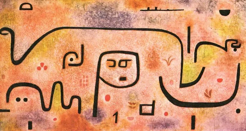 Pintura y Fotografía Artística : Titulo: "Isla" de Paul Klee