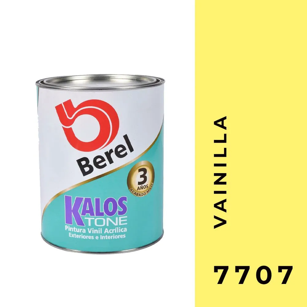 PINTURA KALOS TONE 7707 VAINILLA *BEREL – Distribuidora Luz