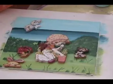 Pintura en Madera - Cuadros Decorativos - YouTube