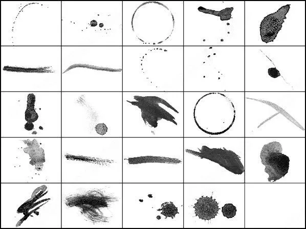 Pintura y manchas de brocha Photoshop Brushes para su descarga ...