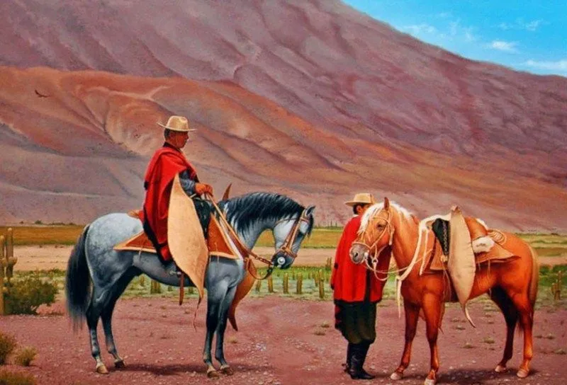 Pintura Moderna al Óleo: Bonitas pinturas de caballos en paisajes