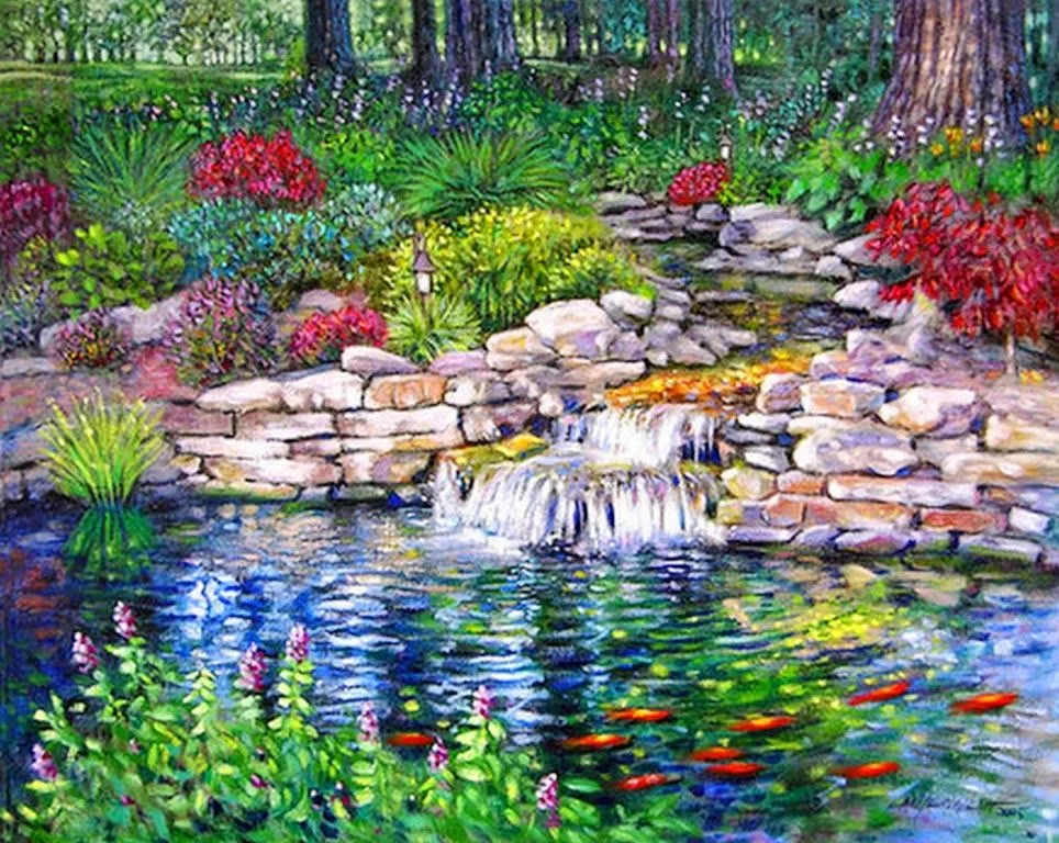 Pintura Moderna al Óleo: Hermosos Paisajes Naturales, Pinturas ...