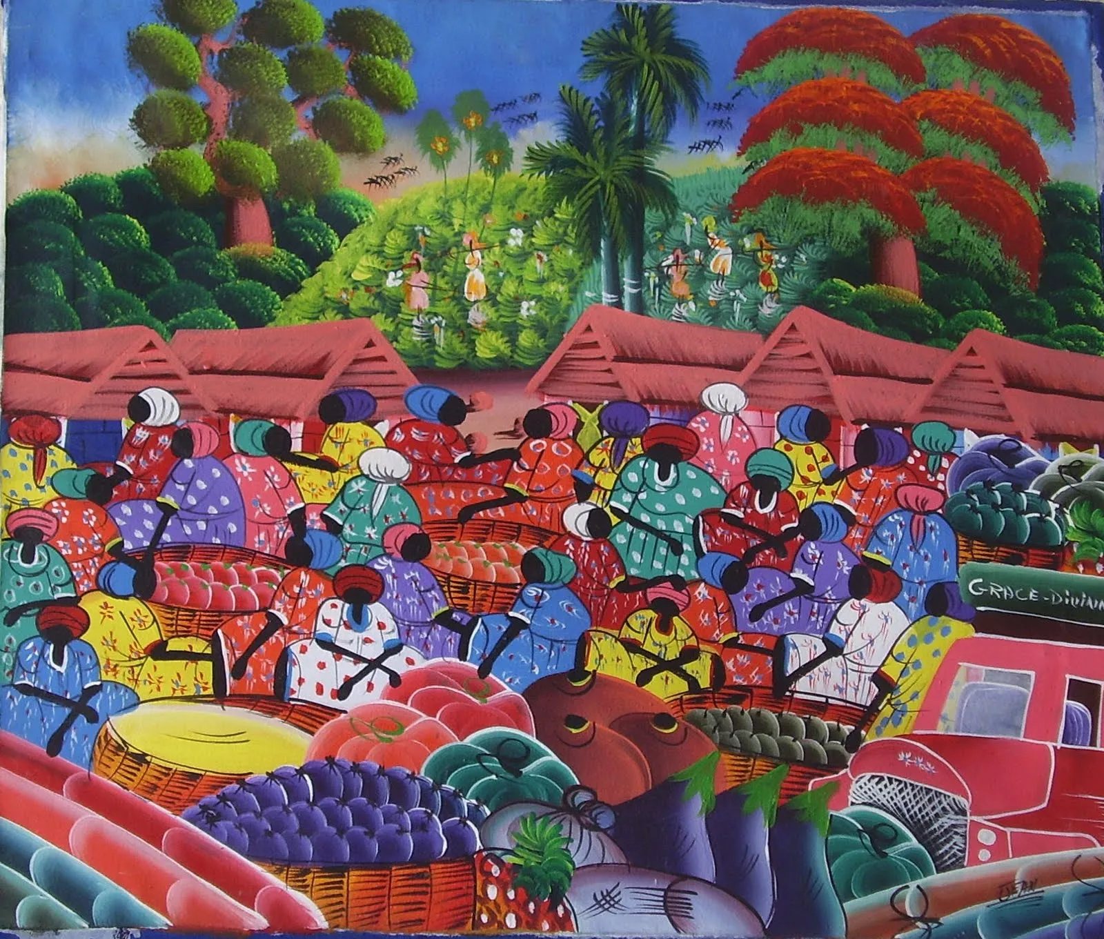 PINTURA NAIF HAITIANA