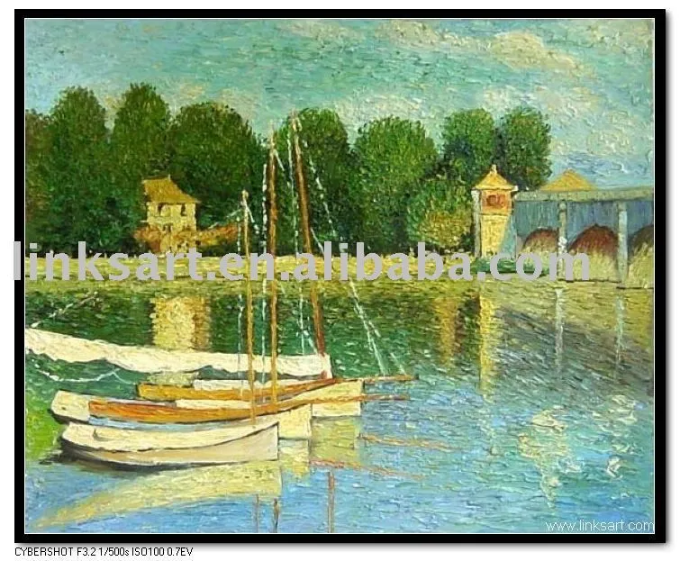 pintura al óleo Vang y pintura de Monet-Pintura y Caligrafia ...