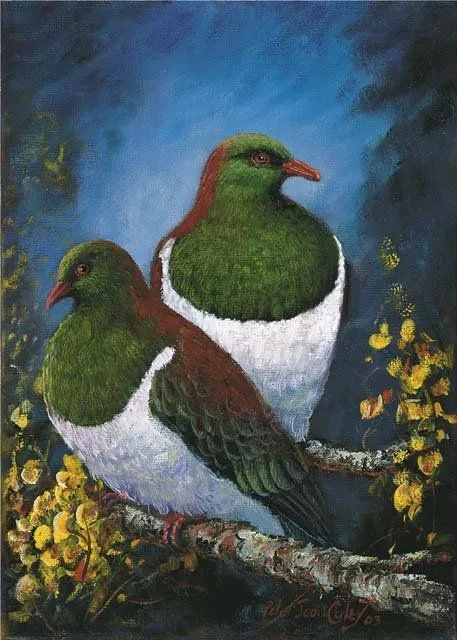 La pintura - las palomas en escoba-Pintura y Caligrafia ...