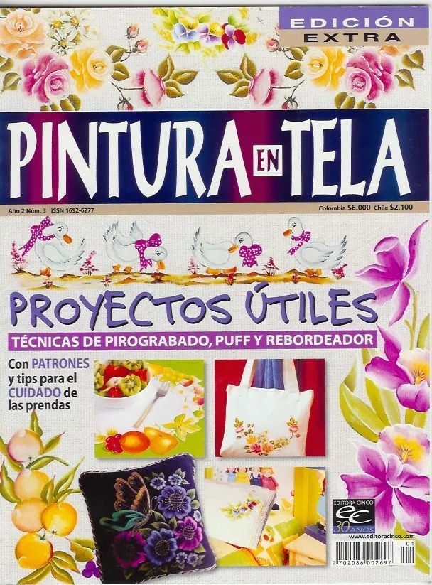 Pintura en Tela Revista Pintura en Tela Año 2 Nro 3