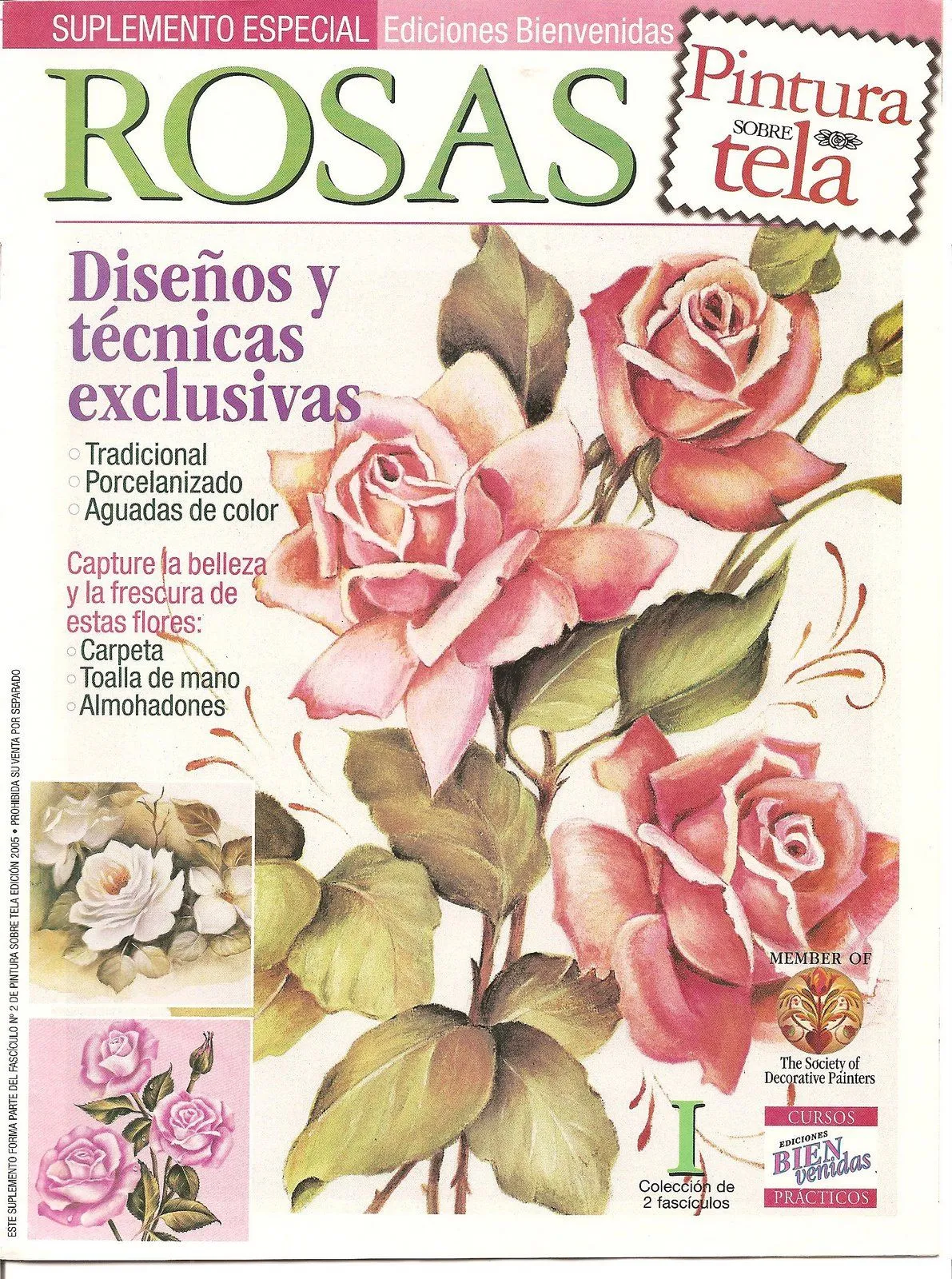 PINTURA SOBRE TELA: Rosas « Variasmanualidades's Blog