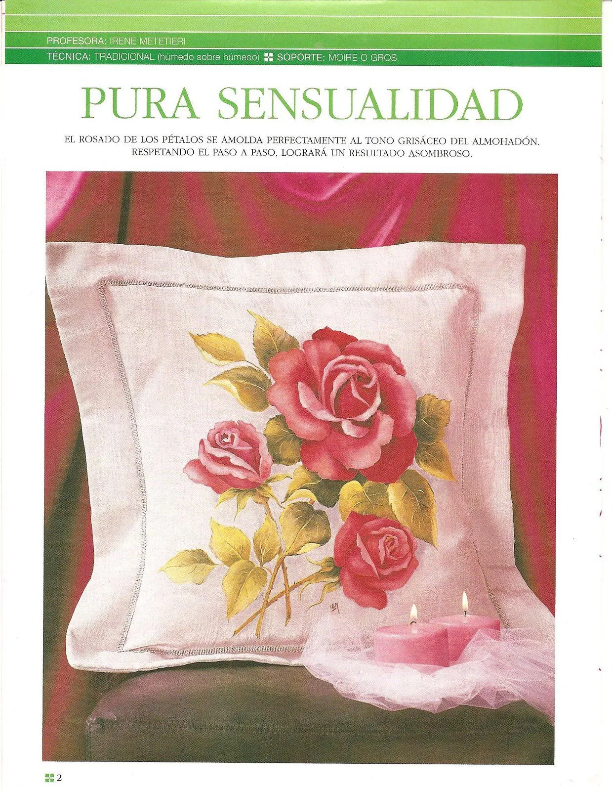 PINTURA SOBRE TELA: Rosas « Variasmanualidades's Blog