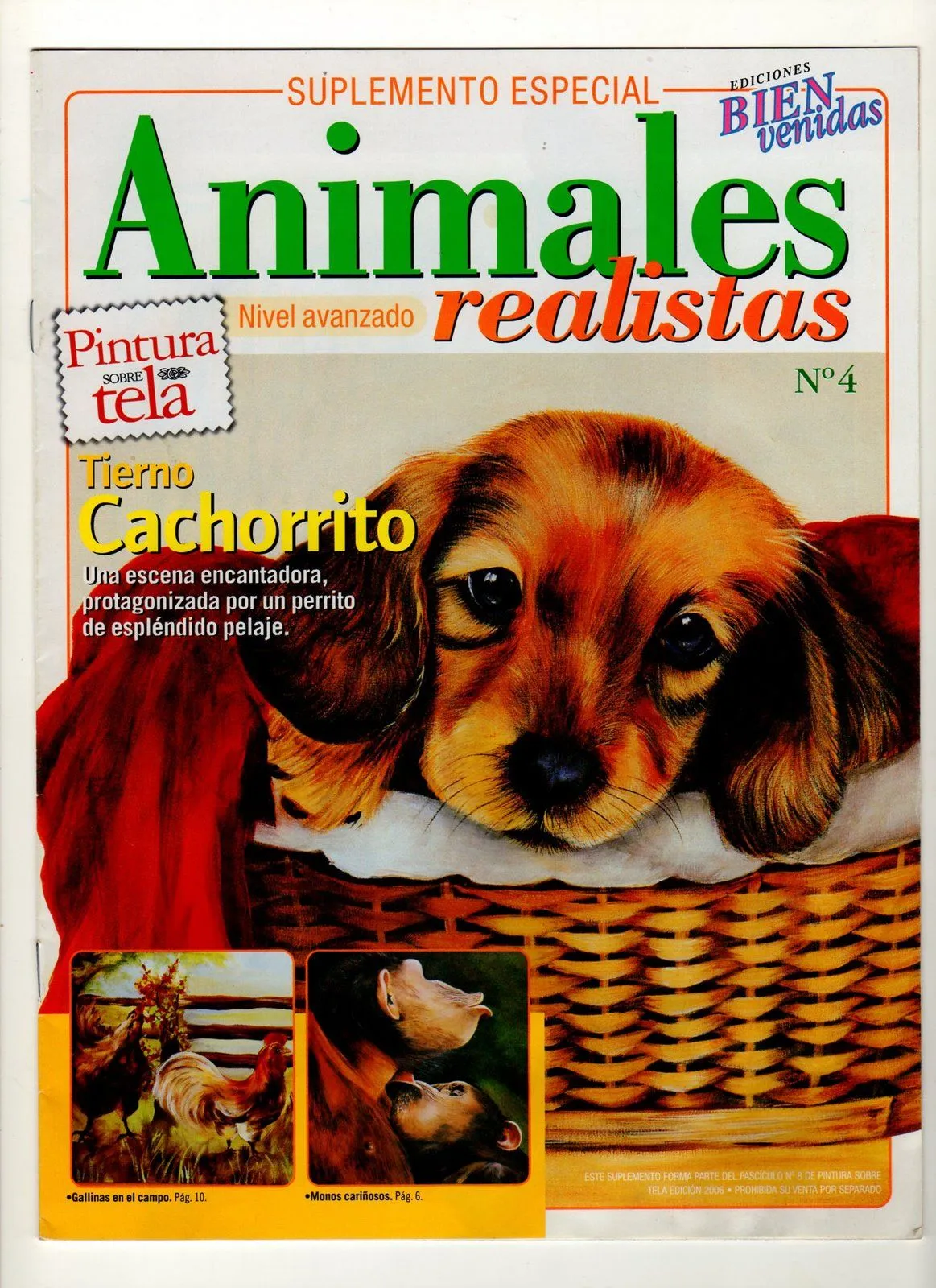  ... : Pintura en Tela Suplemento Especial Animales Realistas Nº 4