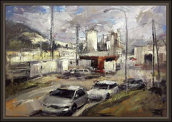 PINTURA URBANA-PAISAJE URBANO-ARTISTA PINTOR ERNEST DESCALS-URBAN ...