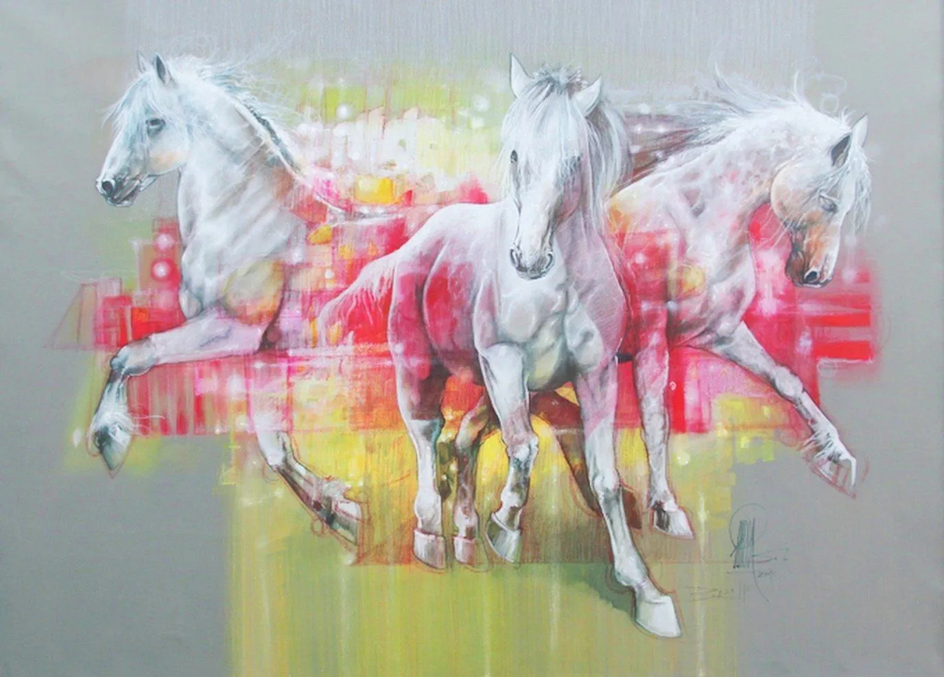 Pinturas Artísticas de Caballos al Óleo | Pinturas al Óleo