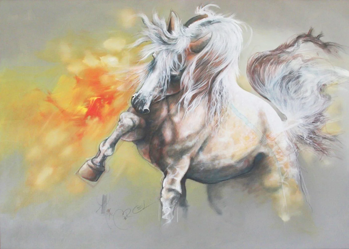 Pinturas Artísticas de Caballos al Óleo | Pinturas al Óleo