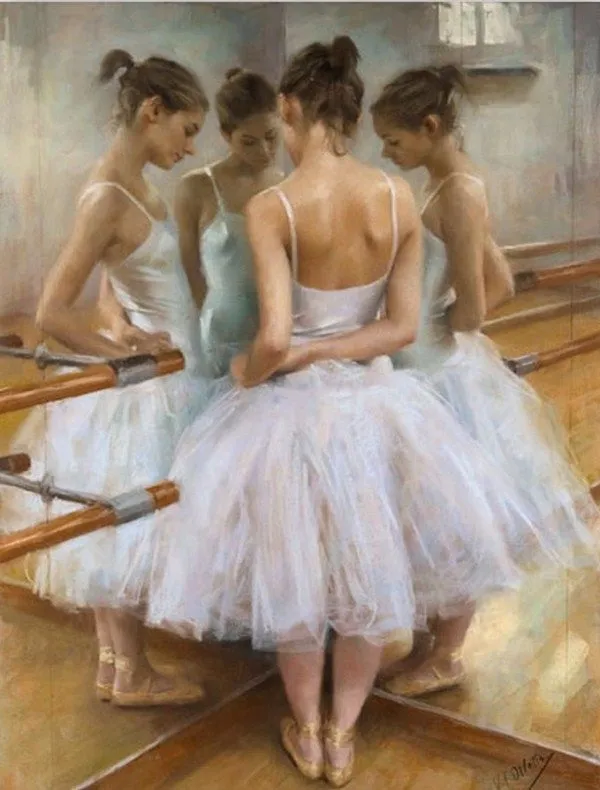 Pinturas de bailarinas de danza | Imágenes de Pinturas