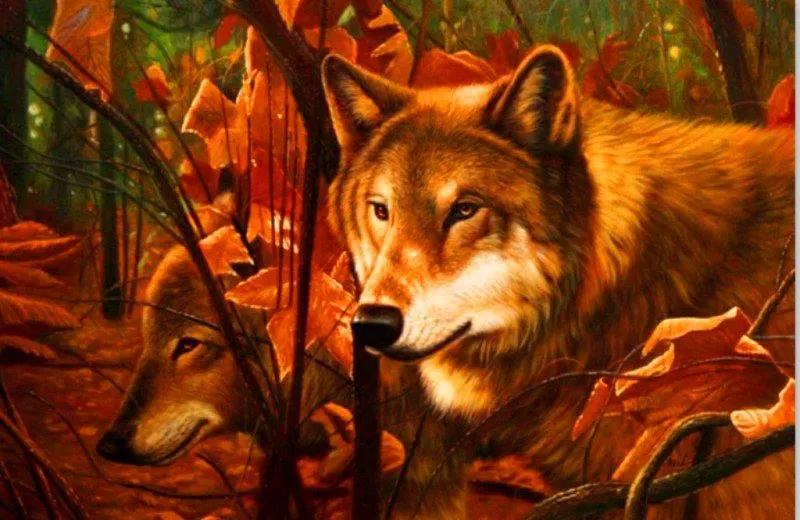 Pintura de animales salvajes - Imagui