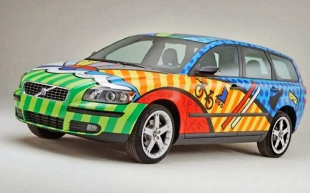 Pinturas Cuadros al Óleo: Carros Pintados en Arte Pop