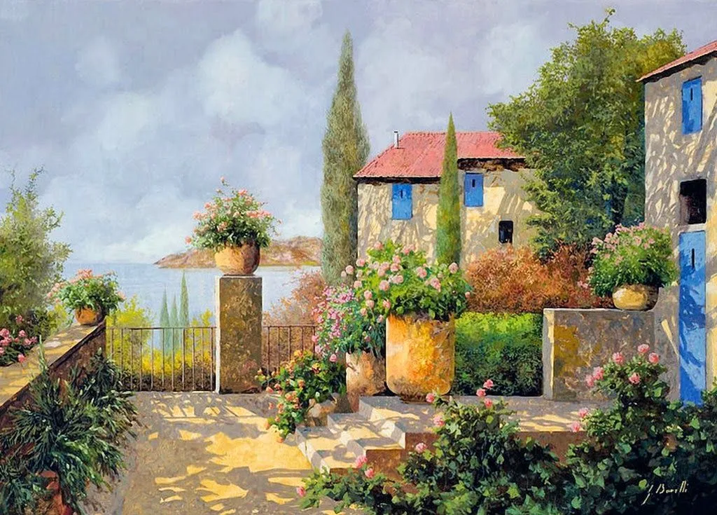 Pinturas Cuadros: Pinturas Realistas, Paisajes de Guido Borelli