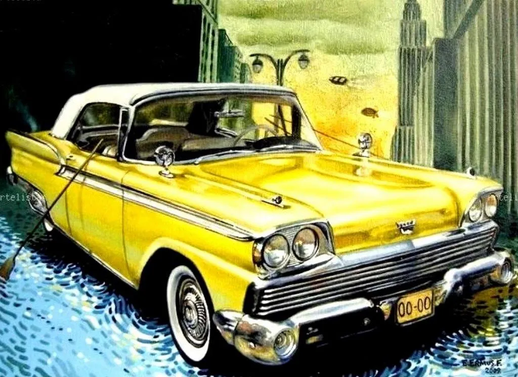 Pinturas Cubanas, Cuadros de Carros. | Bodegones y Paisajes ...