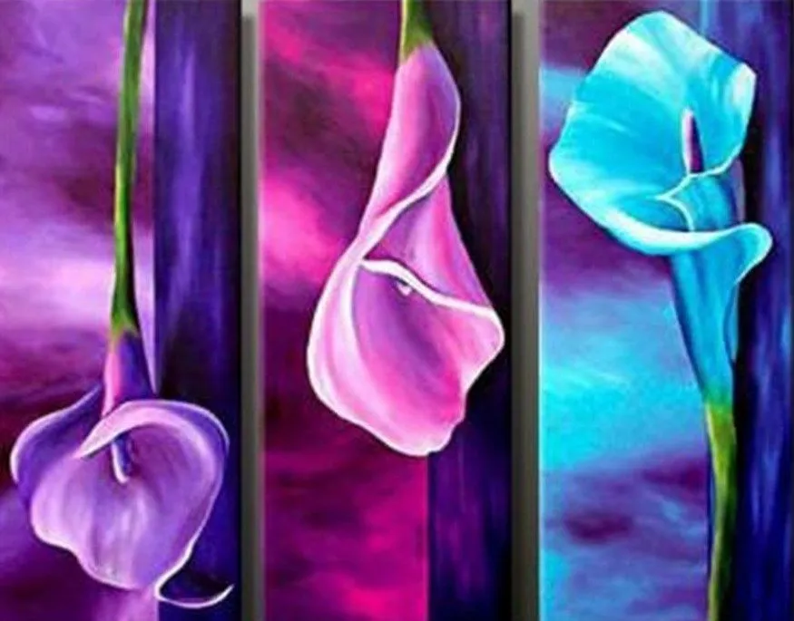 Pinturas de flores modernas | El club del arte, pinturas