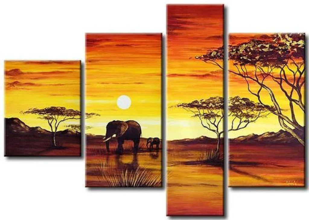 Pinturas que me gustan: pintura de africa