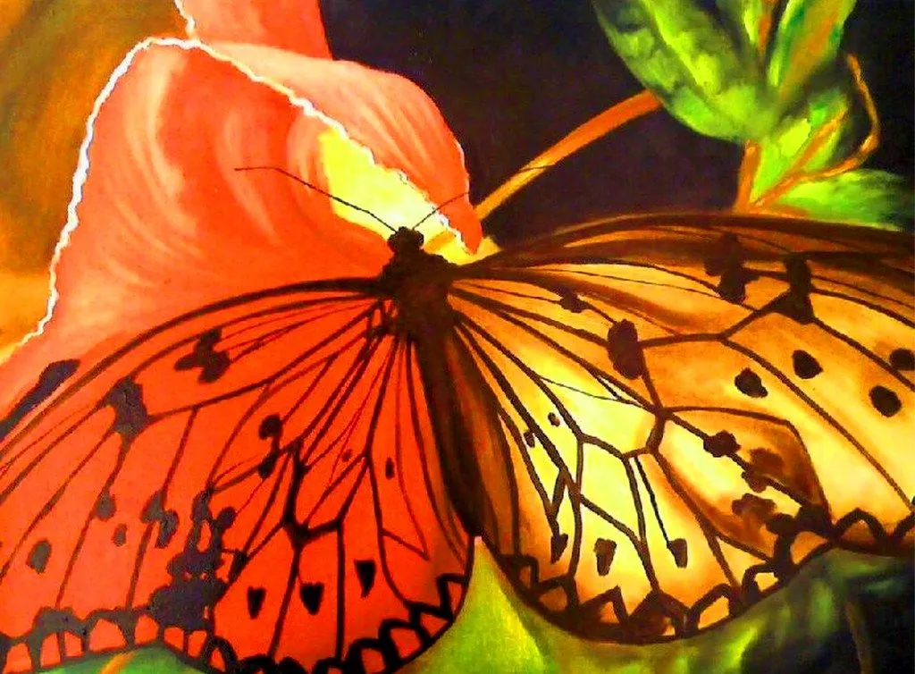 PINTURAS MARIPOSAS | Arte Pinturas al Óleo