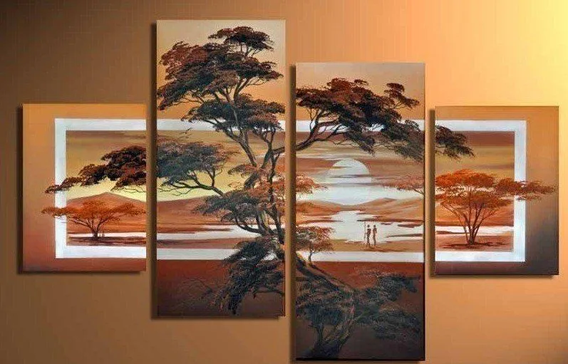 Pinturas oleo africanos - Imagui