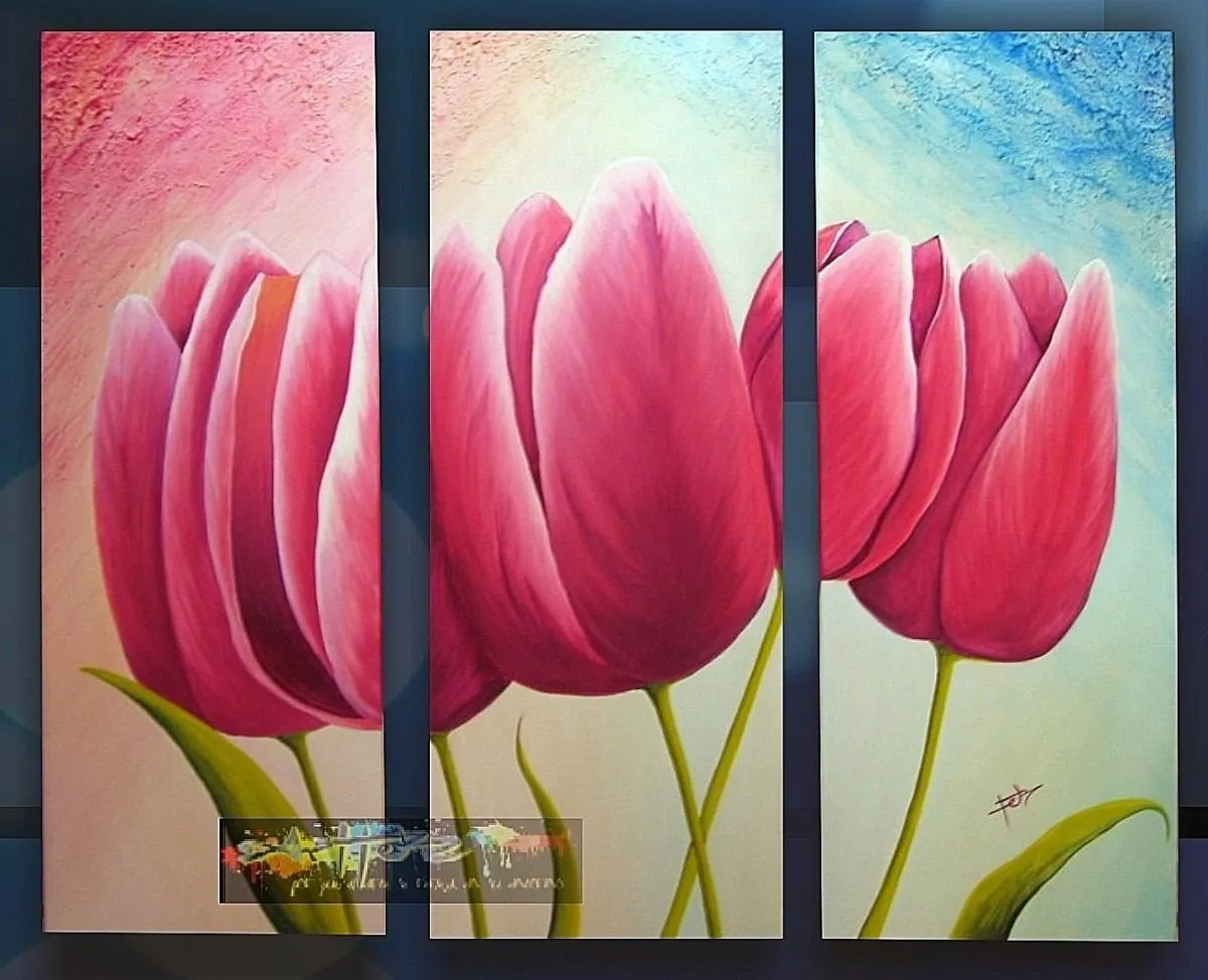 pinturas al oleo de flores abstractas - Buscar con Google | arte ...