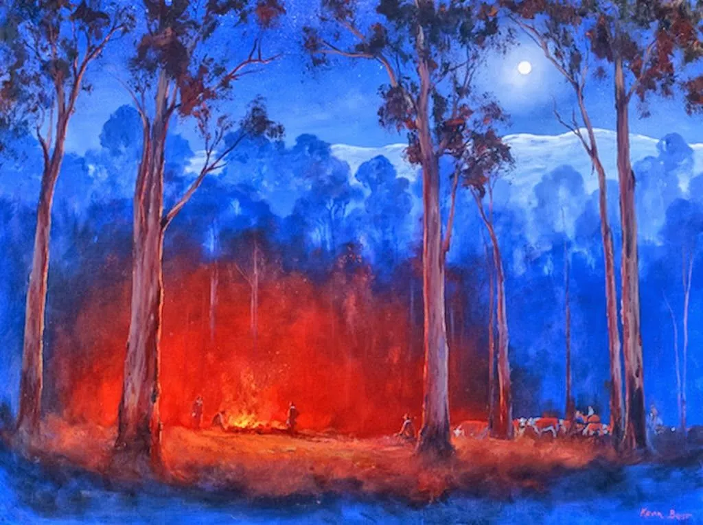 Pinturas al Óleo de Paisajes Impresionistas, Kevin Best, Australia ...