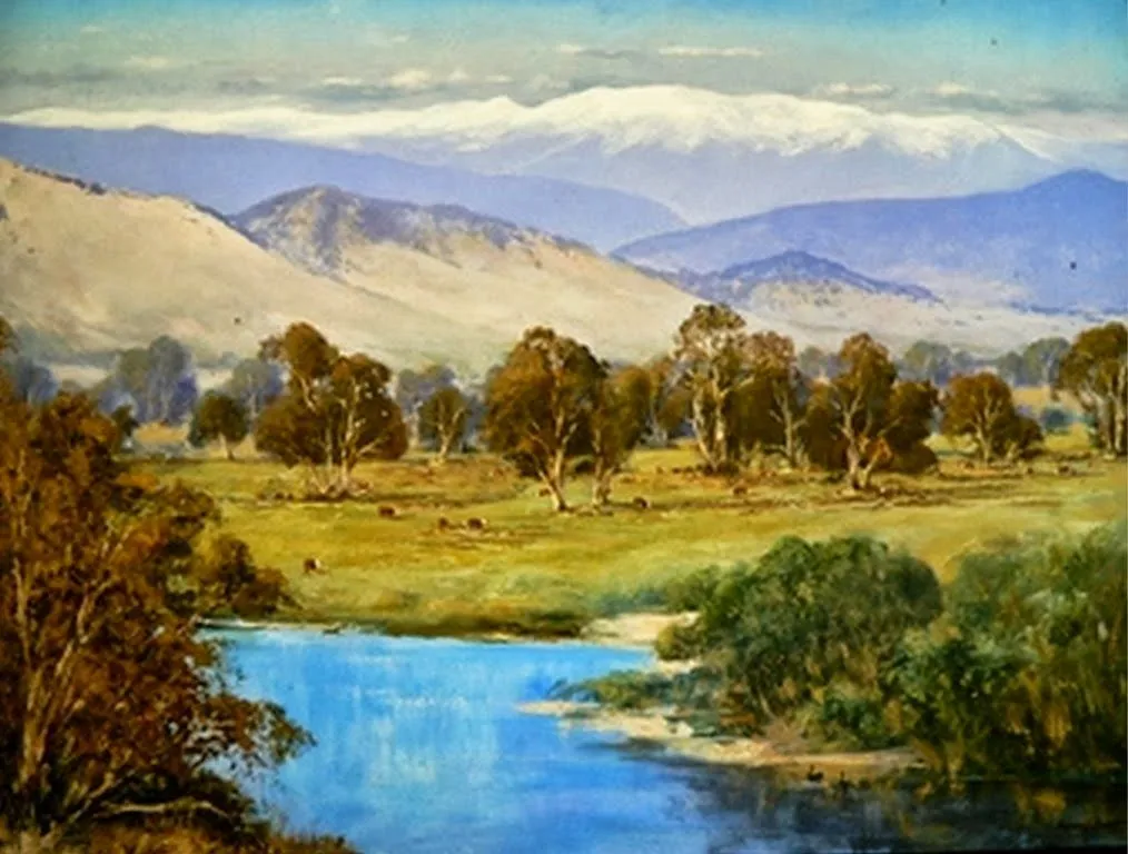 Pinturas al Óleo de Paisajes Impresionistas, Kevin Best, Australia ...