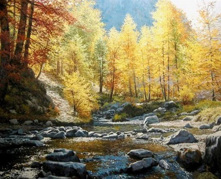 Pinturas Paisajes Naturales, Jose Ferre Clauzel | Pinturas al Óleo