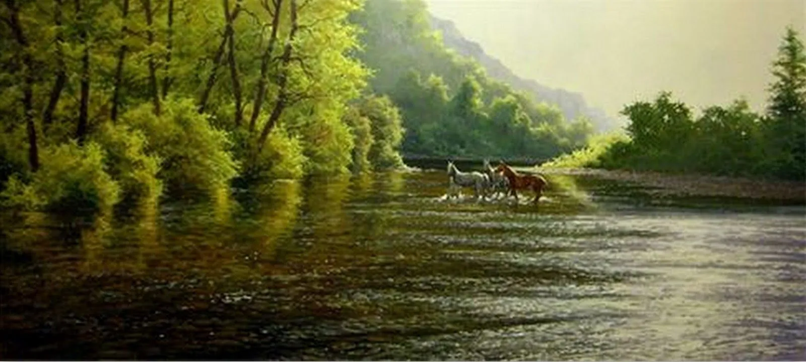 Pinturas de Paisajes Naturales al Óleo | Bodegones y Paisajes ...