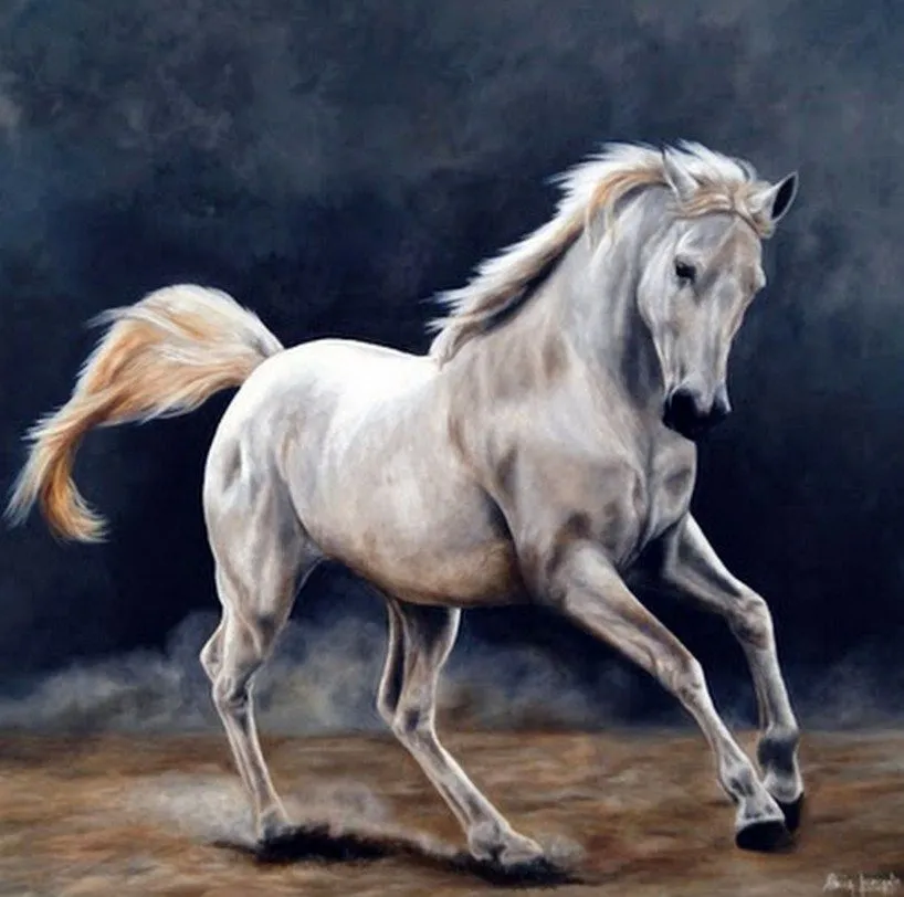 Pinturas Realistas al Óleo de Caballos | Arte Pinturas al Óleo