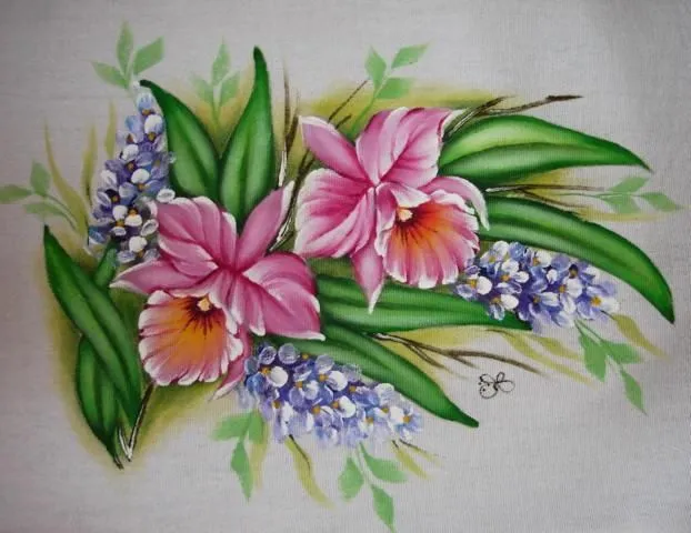 Pinturas en tecido - Imagui