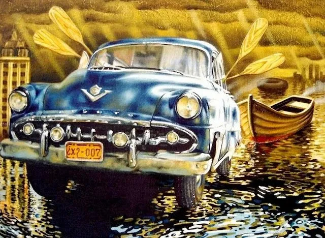 Pinturas Temáticas : Pinturas Cubanas, Cuadros de Carros.