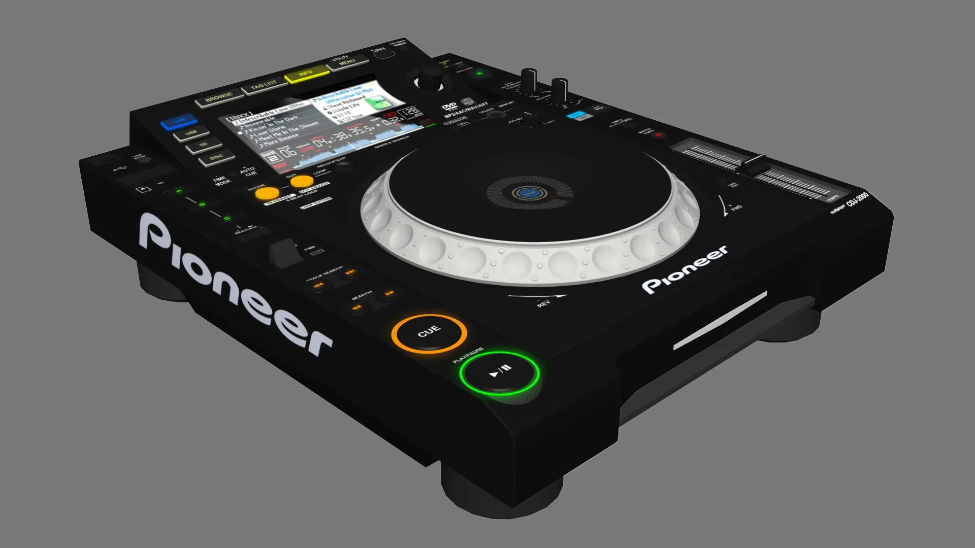 Pioneer CDJ-2000 by Qhristian on DeviantArt