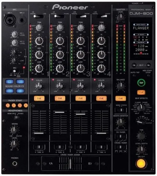 Pioneer DJM 800 DJ Mischpult, Tonregiepult & Mischpult ...