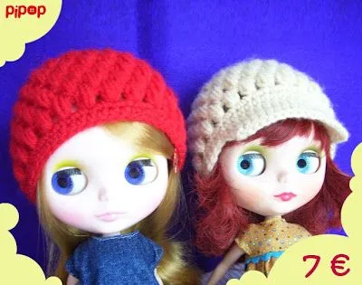 pipoplovesblythe: GORROS DE LANA