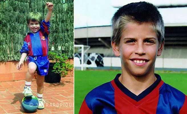 Piqué se pone tierno y sube fotos de cuando era niño a Facebook ...