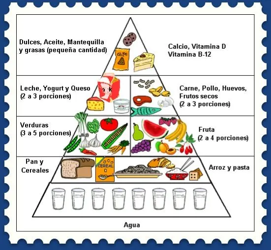 Nombres de la piramide alimenticia - Imagui