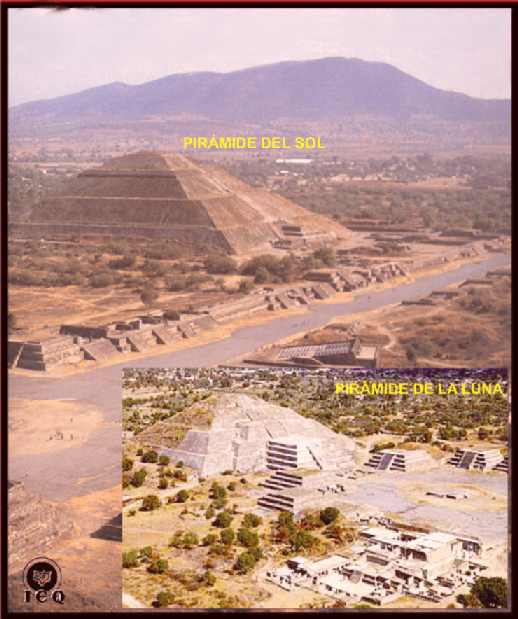 Pirámide del Sol y la Luna Teotihuacan