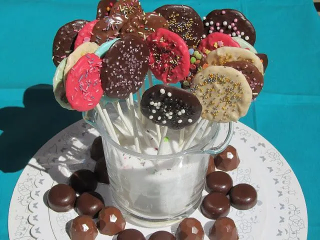 Piruletas o bombones de chocolate - Paperblog