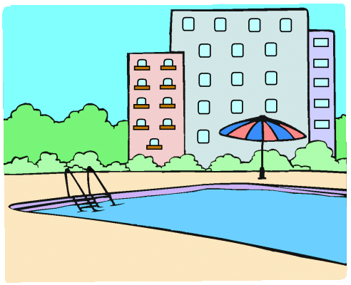 Dibujo piscina - Imagui