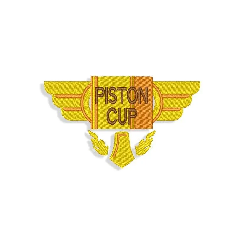 Piston Cup Bordado archivos de diseño. Formatos incluidos: pes - Etsy España