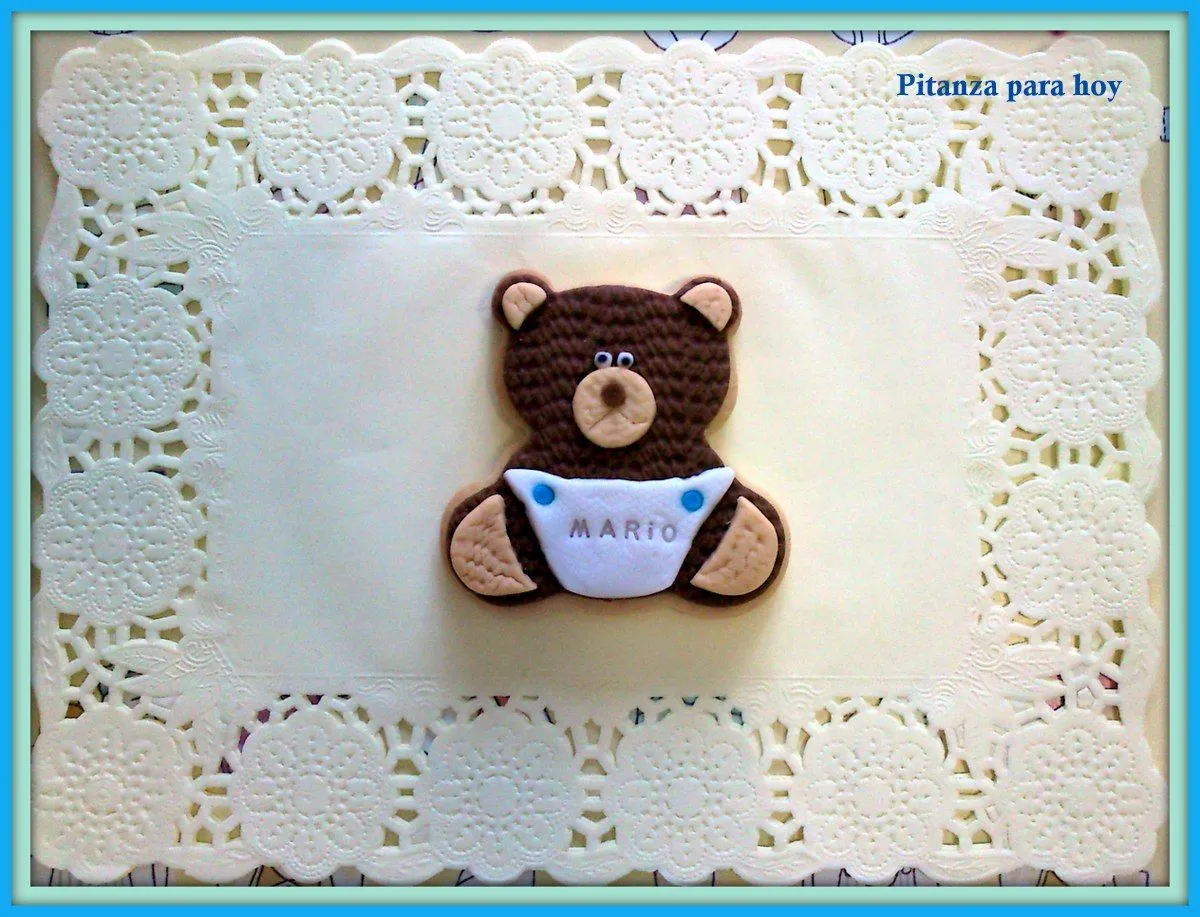 Pitanza para hoy: Galletas Baby Shower de niño