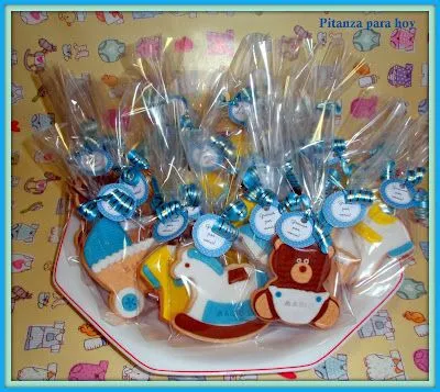 Pitanza para hoy: Galletas Baby Shower de niño